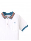 Gingersnaps Boys Polo Shirt with Stripey Cuffs & Collar