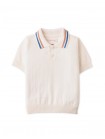 Gingersnaps Boys Sailor's Knitted Polo with Stripey Collar