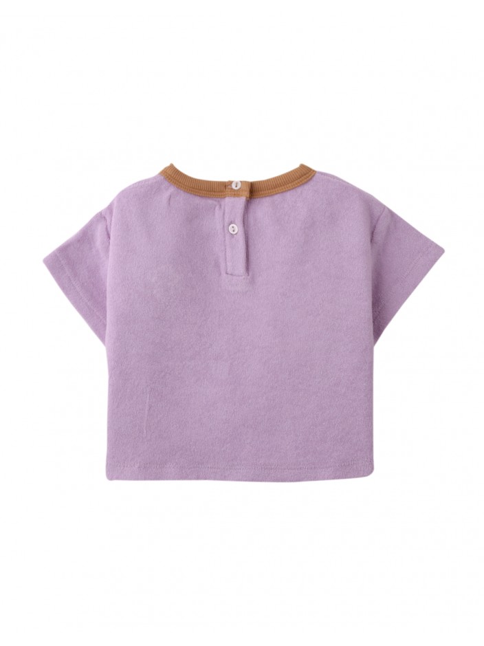 Baby Girls' Terry Top with Super Duper Embro Patch