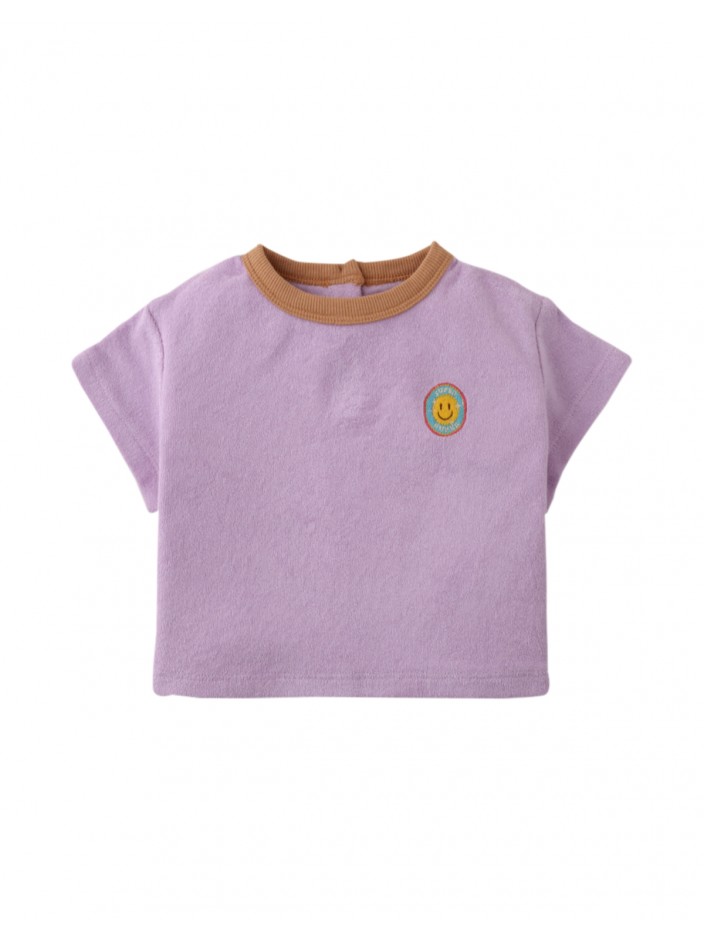 Baby Girls' Terry Top with Super Duper Embro Patch