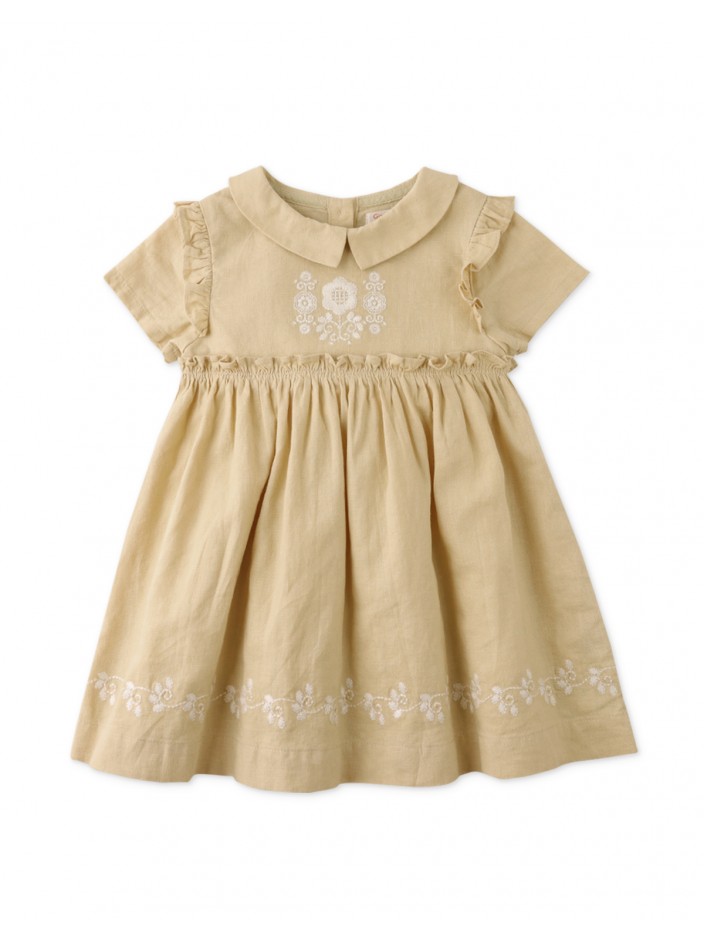 Baby Girls' Embroidered Empire Cut Dress