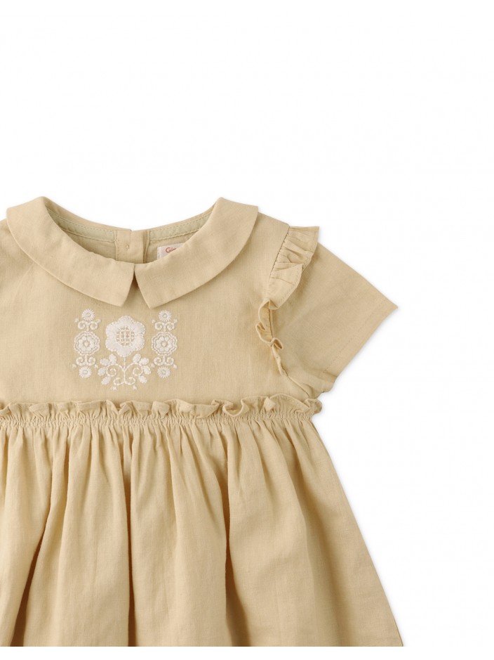 Baby Girls' Embroidered Empire Cut Dress