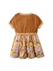 Baby Girls' Knitted Top & Printed Skirt Combi Dress