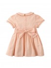 Baby Girls' Smocked Dress with Scallop Collar